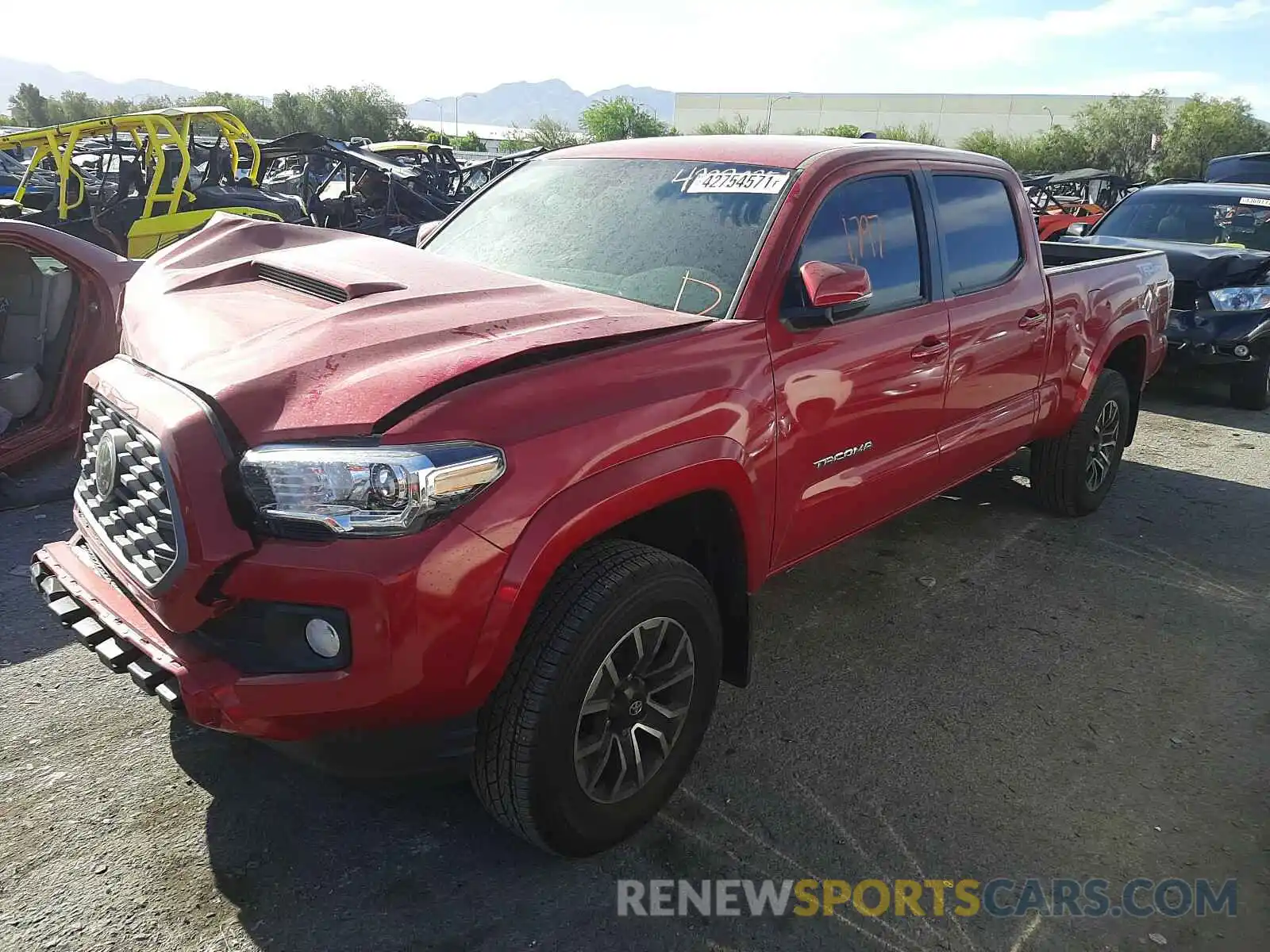 2 Photograph of a damaged car 3TMBZ5DN9MM029579 TOYOTA TACOMA 2021