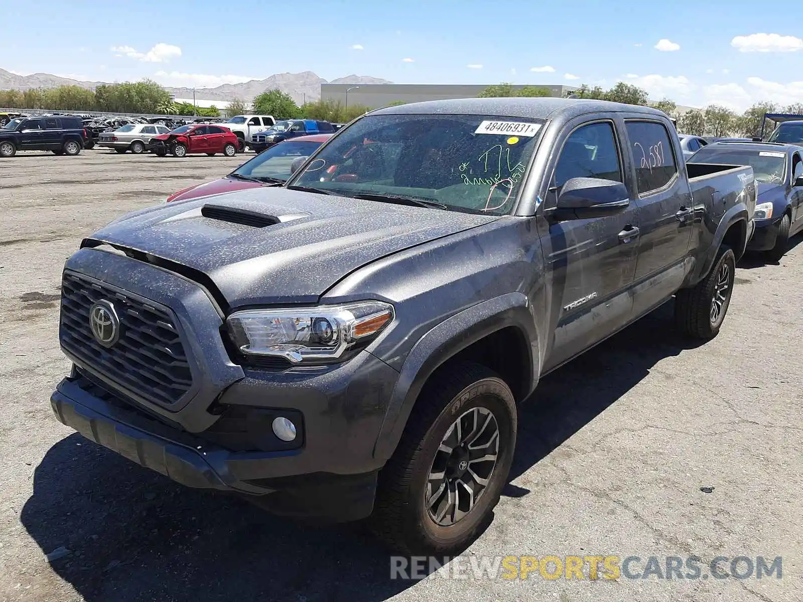 2 Photograph of a damaged car 3TMBZ5DN9MM029811 TOYOTA TACOMA 2021