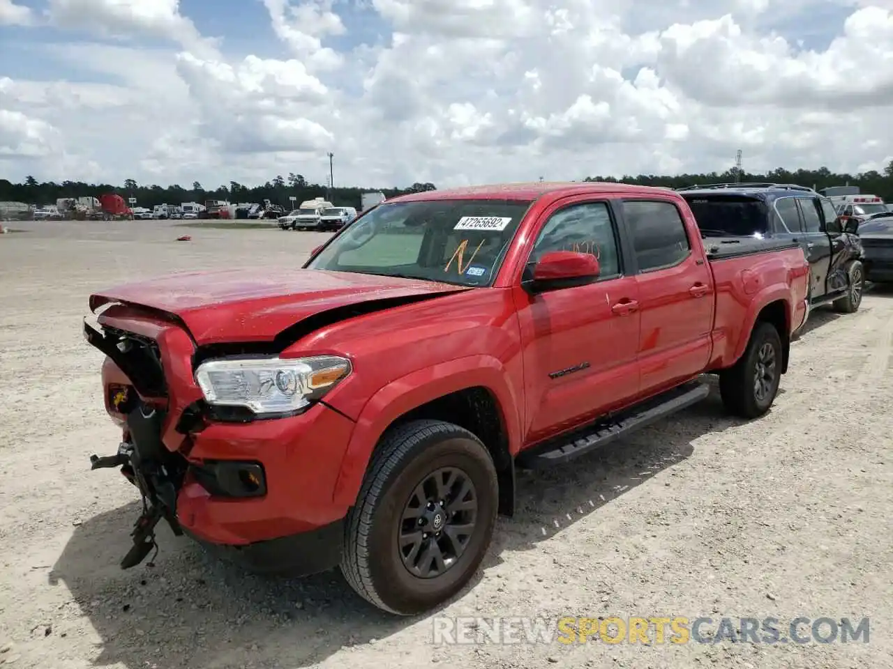 2 Photograph of a damaged car 3TMBZ5DNXMM031177 TOYOTA TACOMA 2021