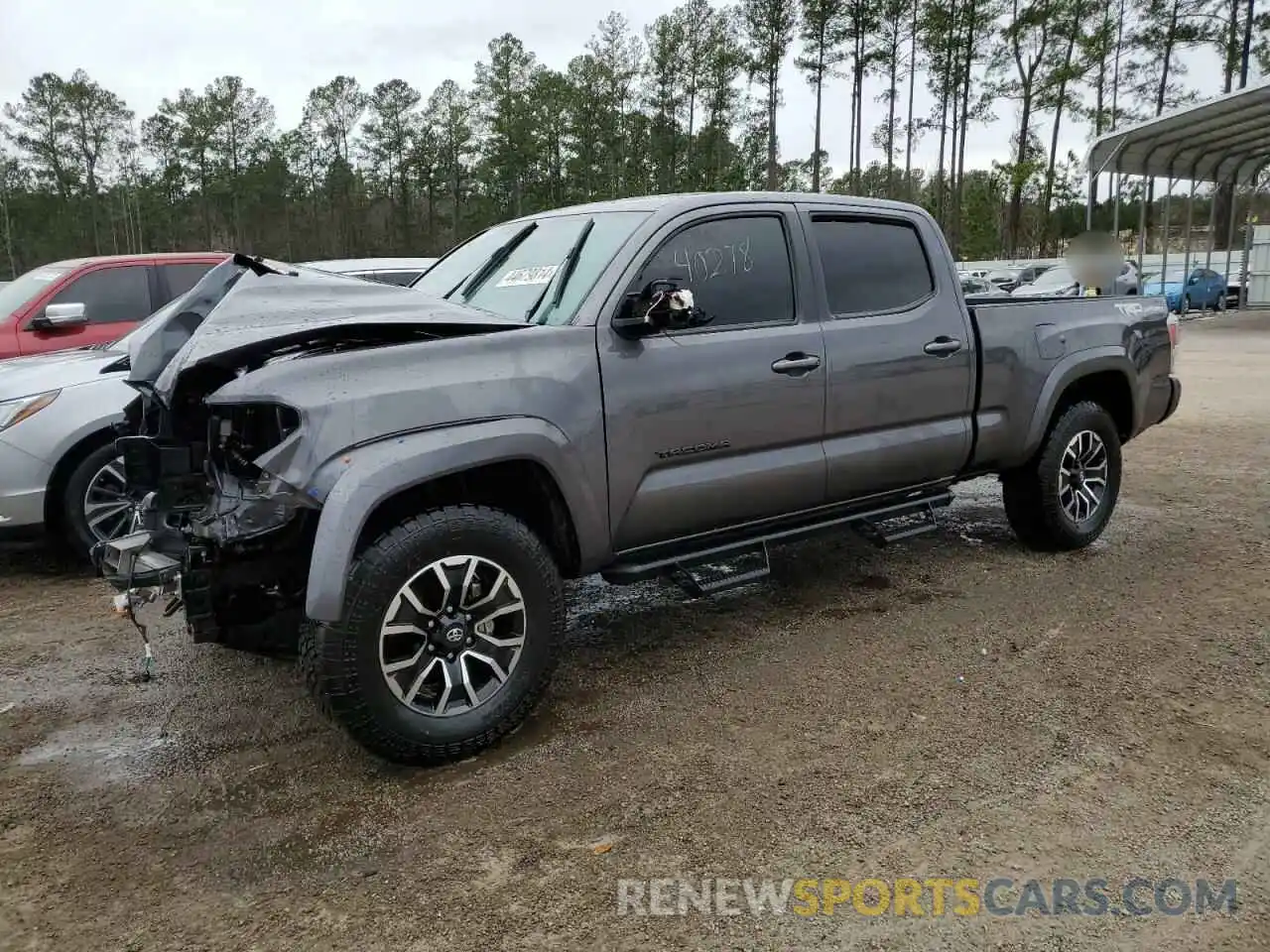 1 Photograph of a damaged car 3TMBZ5DNXMM032118 TOYOTA TACOMA 2021