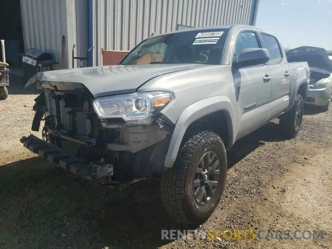 2 Photograph of a damaged car 3TMC25AN0MM401285 TOYOTA TACOMA 2021