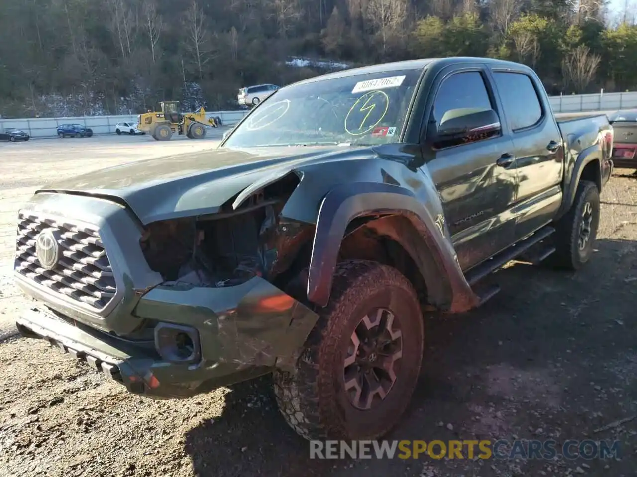 2 Photograph of a damaged car 3TMCZ5AN0MM369941 TOYOTA TACOMA 2021