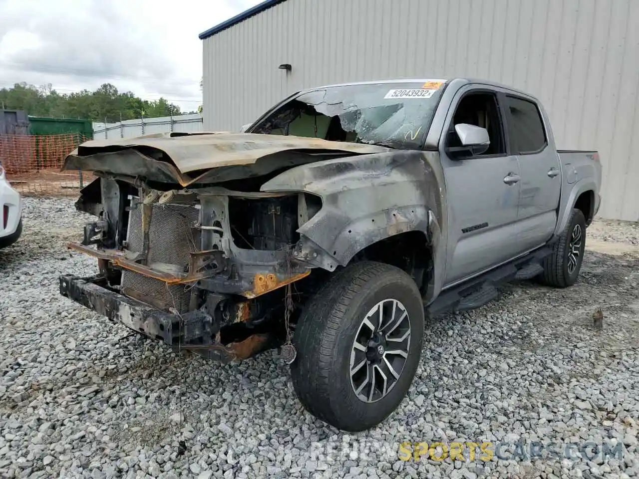 2 Photograph of a damaged car 3TMCZ5AN0MM370071 TOYOTA TACOMA 2021