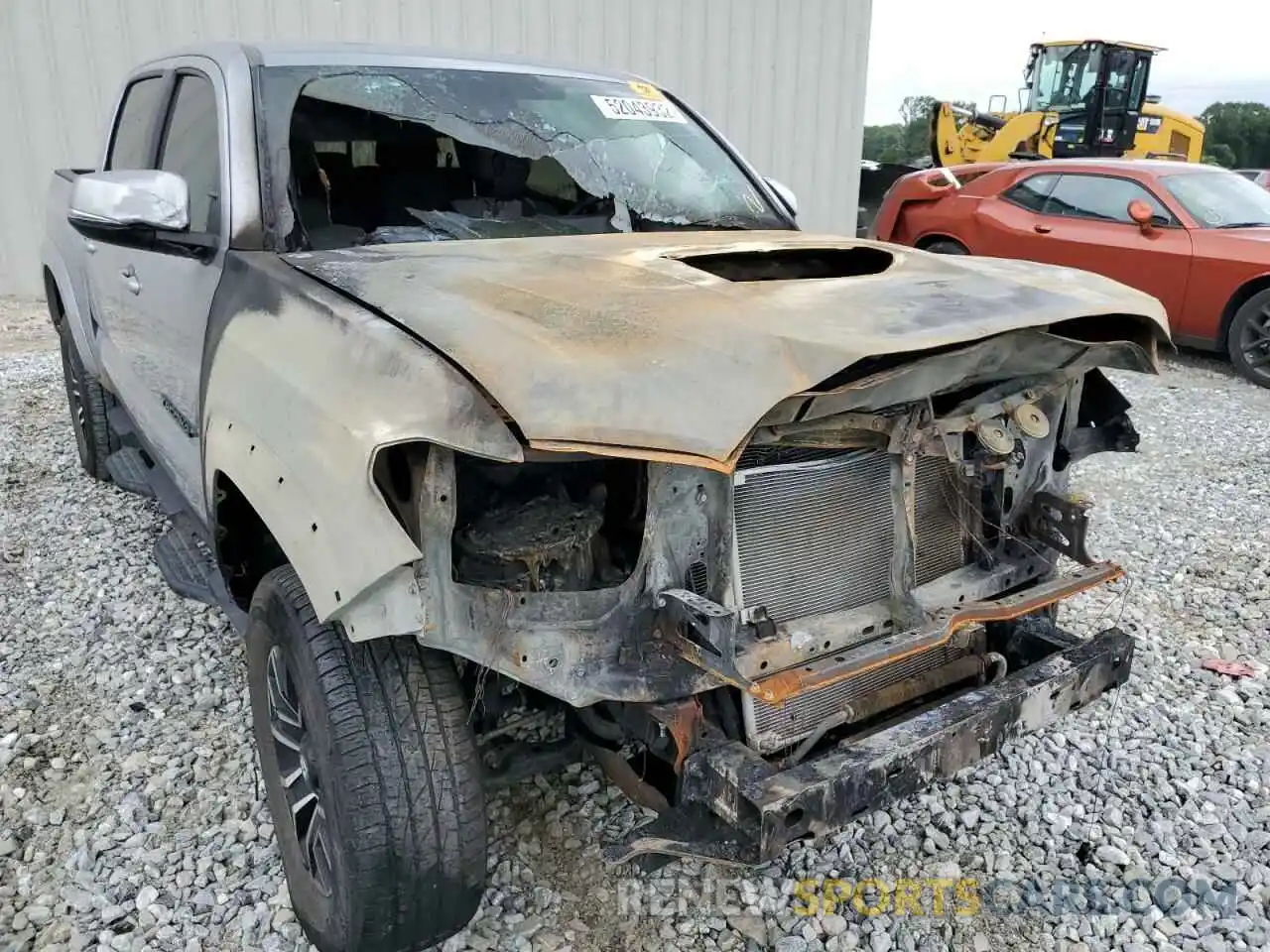 9 Photograph of a damaged car 3TMCZ5AN0MM370071 TOYOTA TACOMA 2021