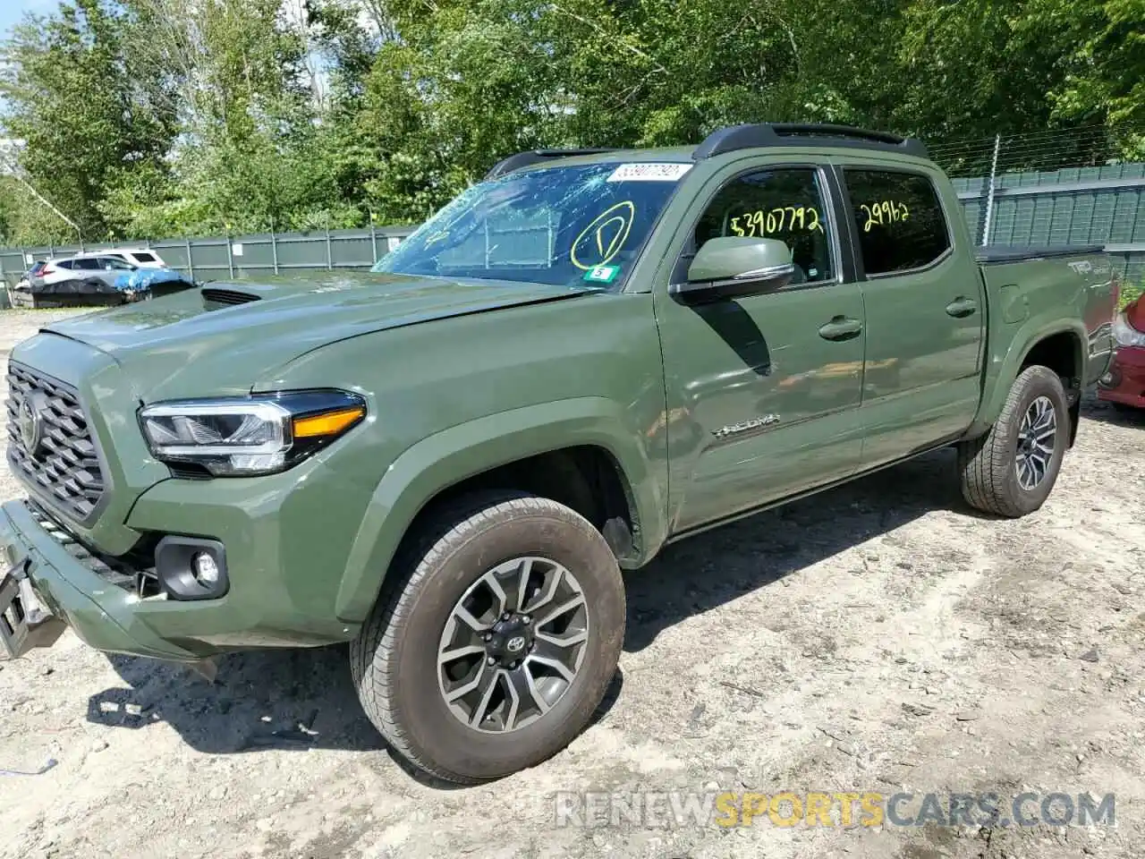 2 Photograph of a damaged car 3TMCZ5AN0MM371012 TOYOTA TACOMA 2021