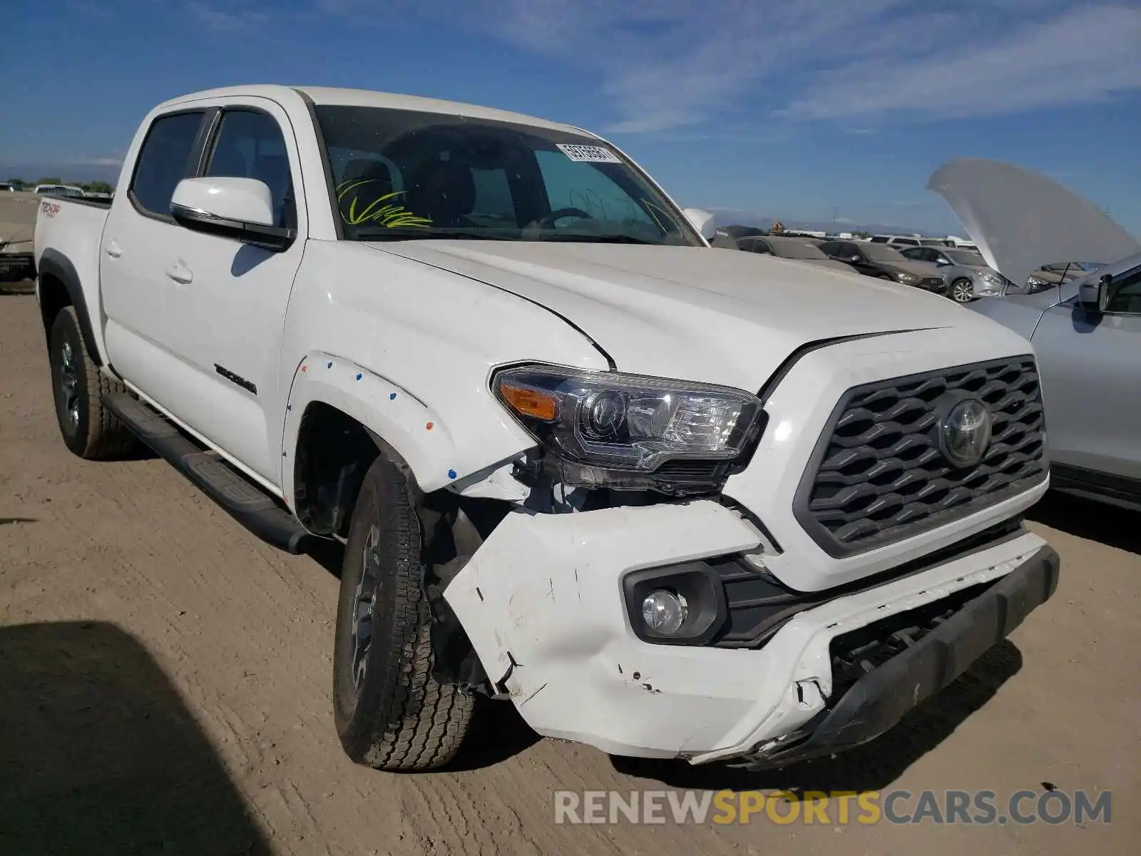 1 Photograph of a damaged car 3TMCZ5AN0MM377036 TOYOTA TACOMA 2021