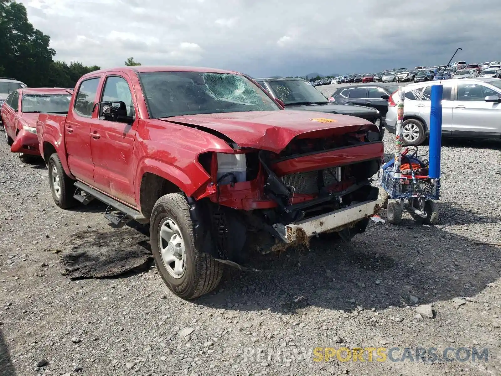 1 Photograph of a damaged car 3TMCZ5AN0MM378266 TOYOTA TACOMA 2021