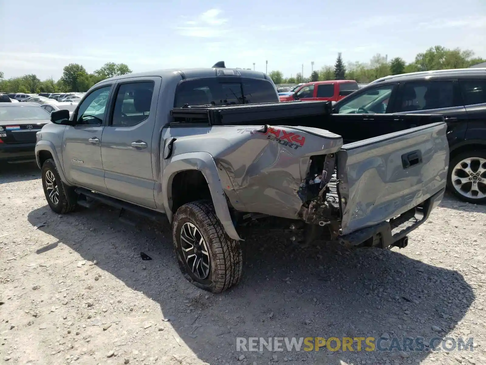 3 Photograph of a damaged car 3TMCZ5AN0MM381328 TOYOTA TACOMA 2021