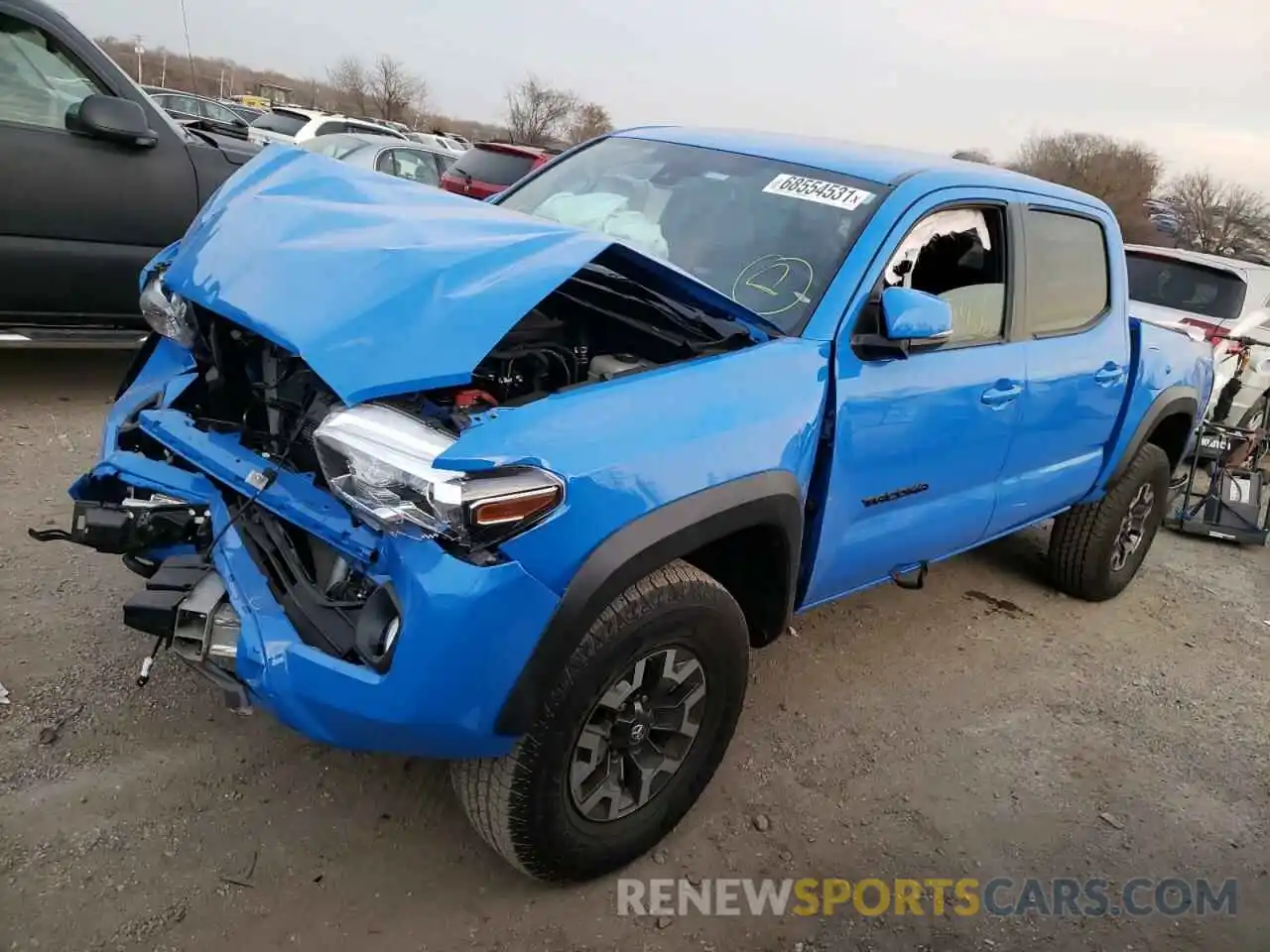 2 Photograph of a damaged car 3TMCZ5AN0MM382768 TOYOTA TACOMA 2021