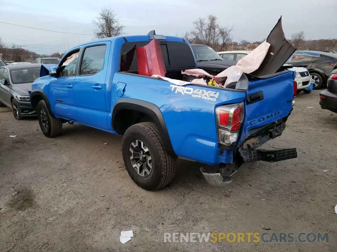 3 Photograph of a damaged car 3TMCZ5AN0MM382768 TOYOTA TACOMA 2021