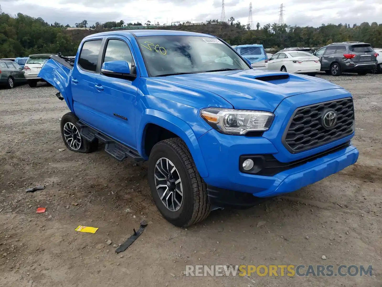 1 Фотография поврежденного автомобиля 3TMCZ5AN0MM388988 TOYOTA TACOMA 2021