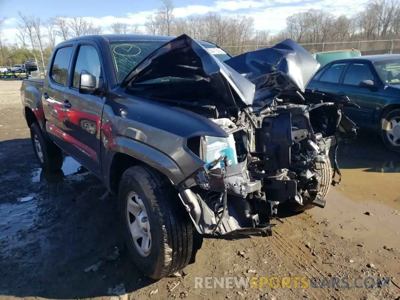 1 Photograph of a damaged car 3TMCZ5AN0MM391986 TOYOTA TACOMA 2021