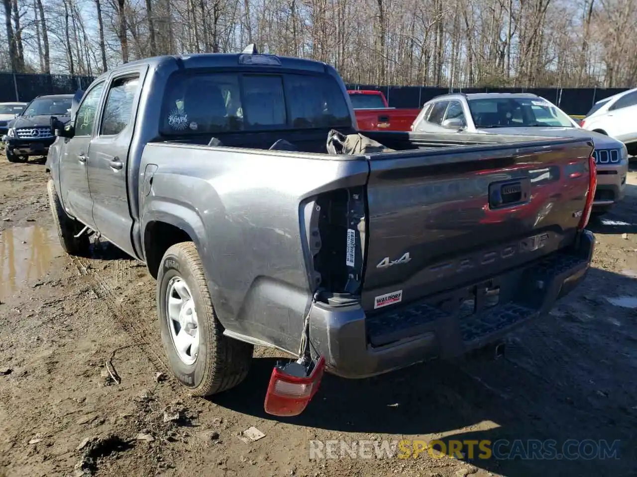 3 Photograph of a damaged car 3TMCZ5AN0MM391986 TOYOTA TACOMA 2021