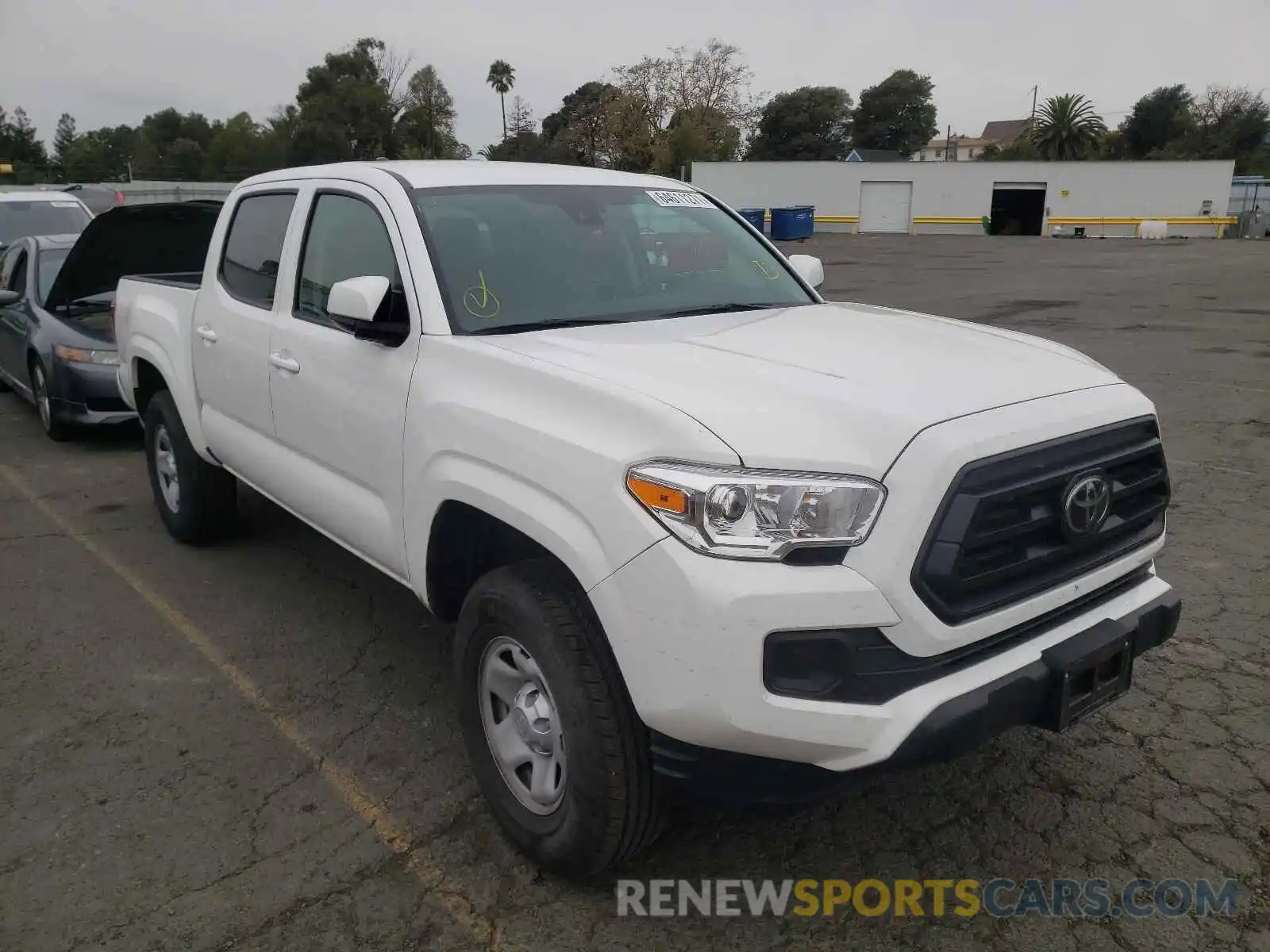 1 Photograph of a damaged car 3TMCZ5AN0MM401836 TOYOTA TACOMA 2021