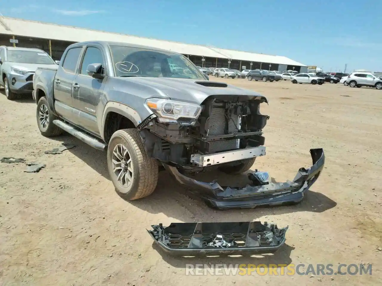 1 Photograph of a damaged car 3TMCZ5AN0MM401934 TOYOTA TACOMA 2021