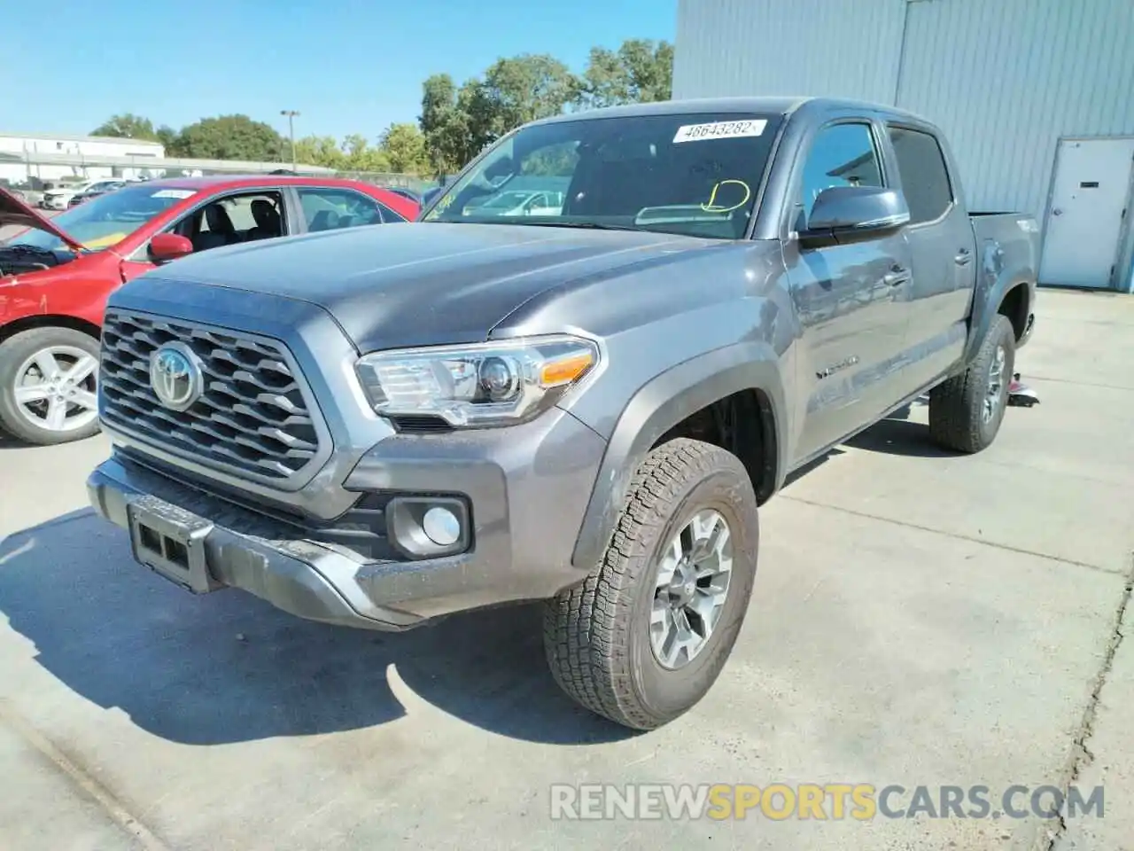 2 Photograph of a damaged car 3TMCZ5AN0MM403473 TOYOTA TACOMA 2021