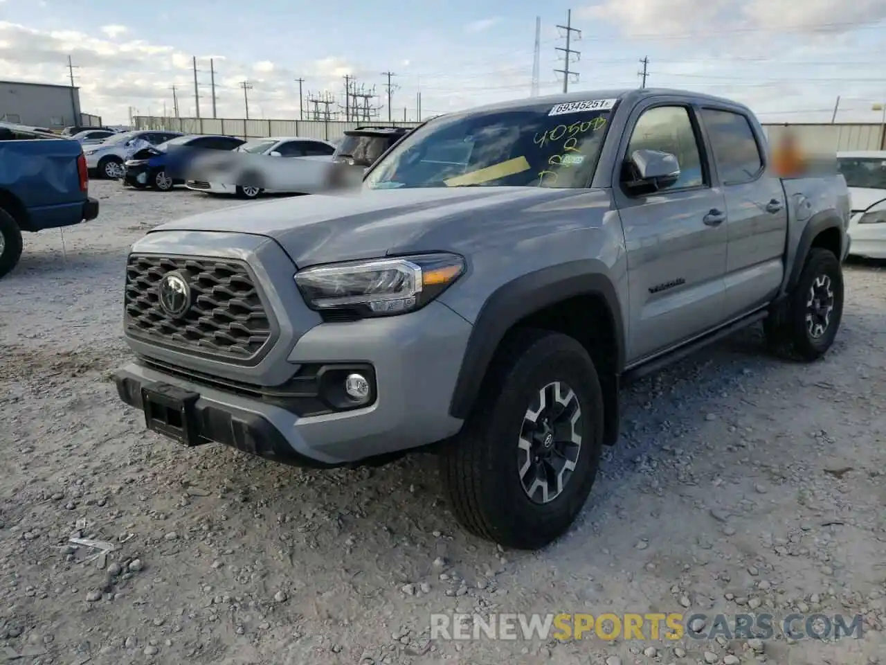 2 Photograph of a damaged car 3TMCZ5AN0MM405093 TOYOTA TACOMA 2021