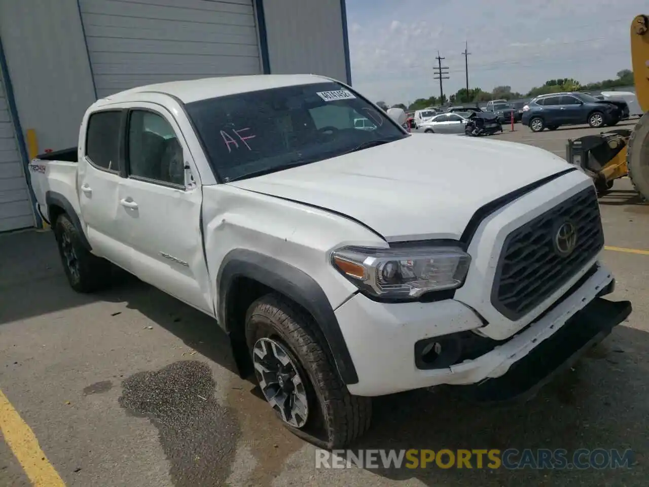 1 Photograph of a damaged car 3TMCZ5AN0MM405790 TOYOTA TACOMA 2021