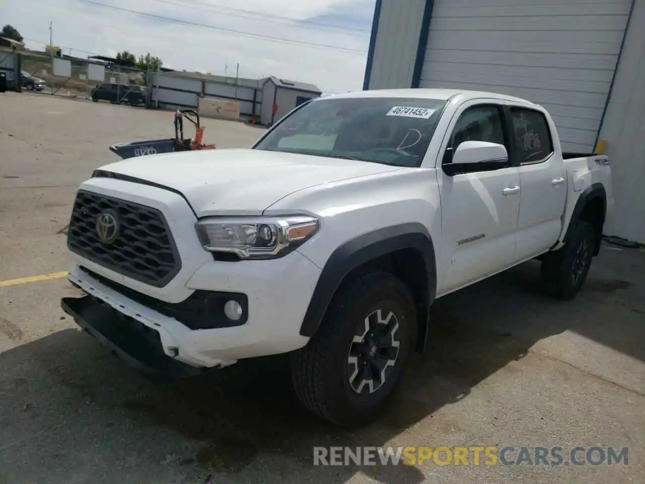 2 Photograph of a damaged car 3TMCZ5AN0MM405790 TOYOTA TACOMA 2021