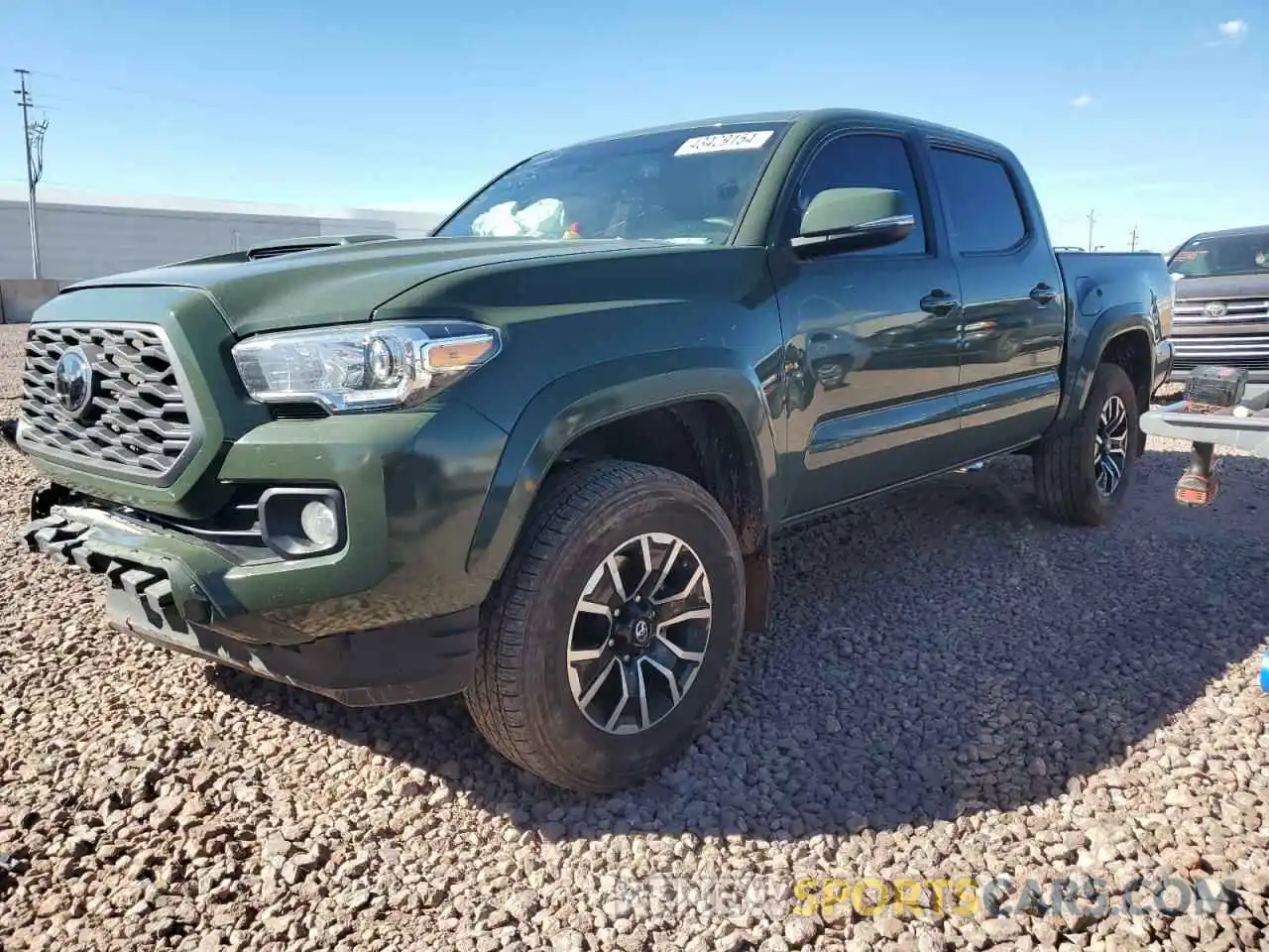 1 Photograph of a damaged car 3TMCZ5AN0MM408737 TOYOTA TACOMA 2021