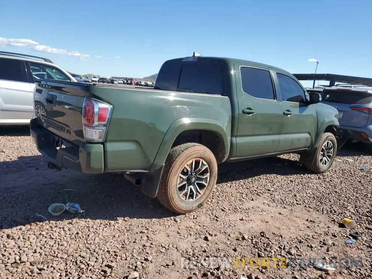 3 Photograph of a damaged car 3TMCZ5AN0MM408737 TOYOTA TACOMA 2021