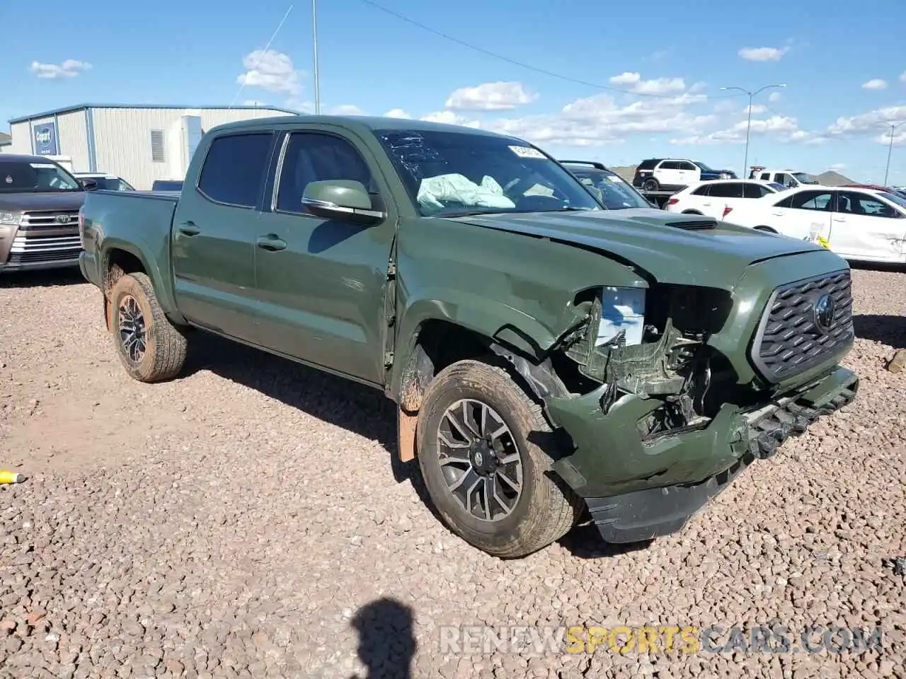 4 Photograph of a damaged car 3TMCZ5AN0MM408737 TOYOTA TACOMA 2021