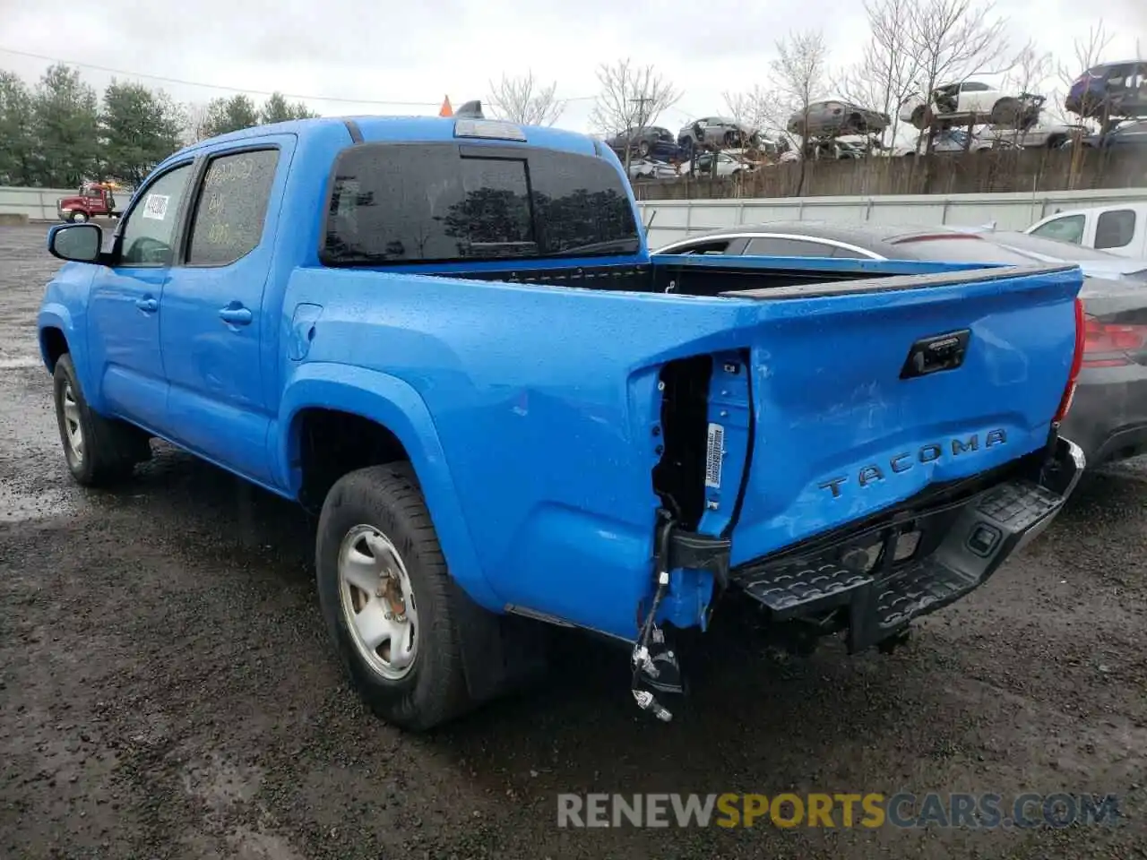 3 Photograph of a damaged car 3TMCZ5AN0MM411119 TOYOTA TACOMA 2021