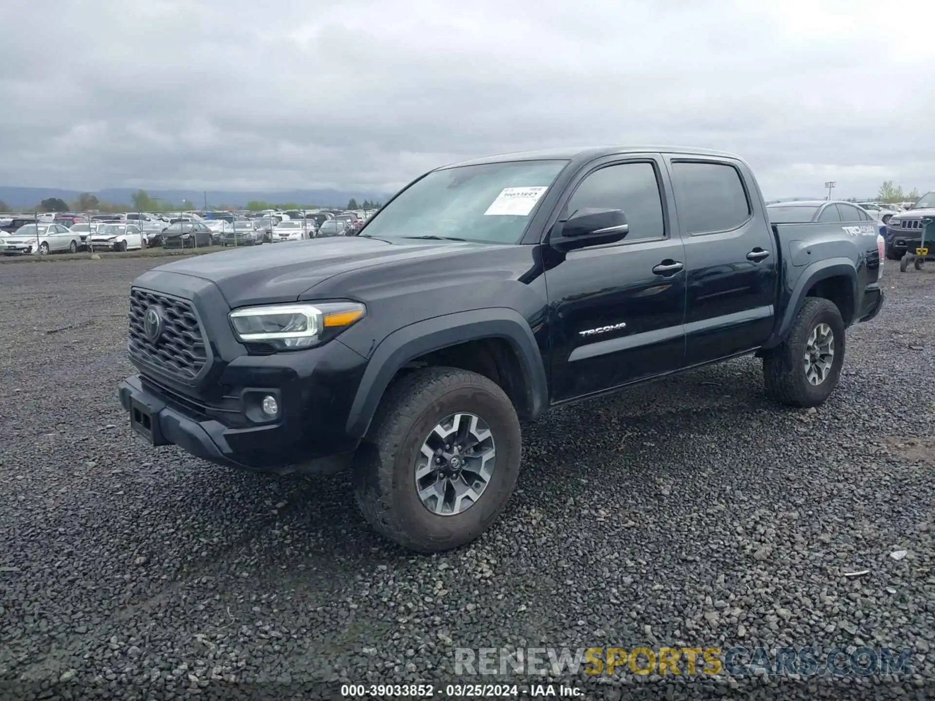 2 Photograph of a damaged car 3TMCZ5AN0MM414750 TOYOTA TACOMA 2021