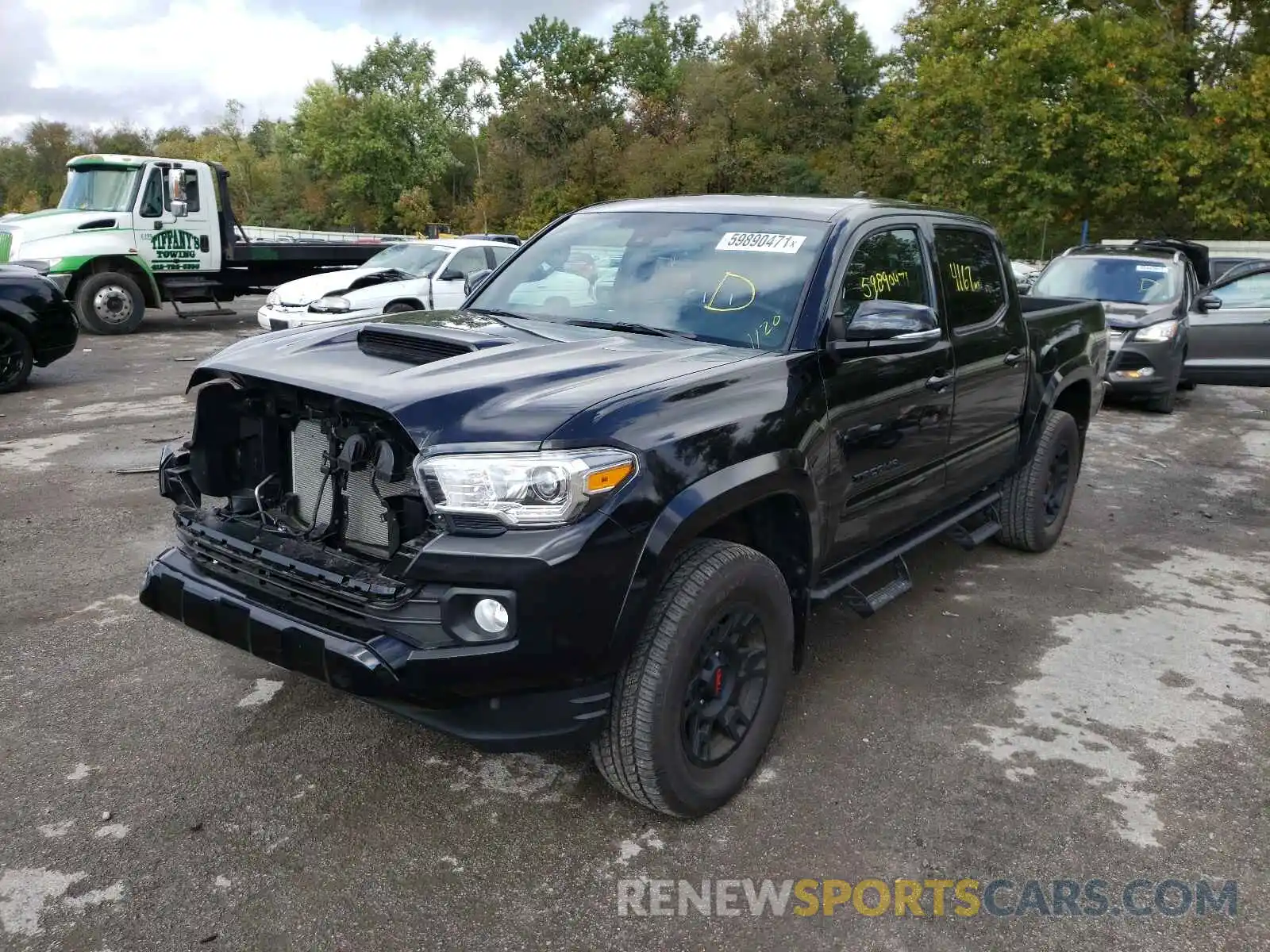 2 Photograph of a damaged car 3TMCZ5AN0MM415025 TOYOTA TACOMA 2021