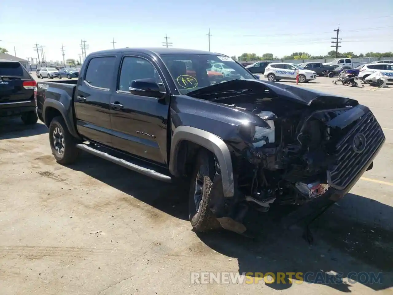 1 Photograph of a damaged car 3TMCZ5AN0MM422430 TOYOTA TACOMA 2021