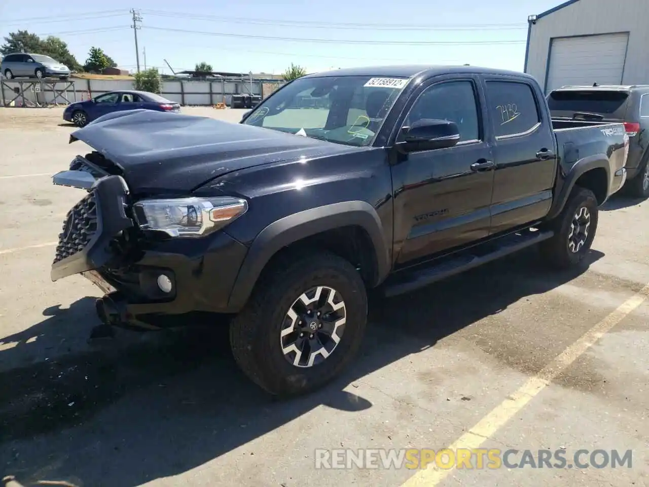 2 Photograph of a damaged car 3TMCZ5AN0MM422430 TOYOTA TACOMA 2021