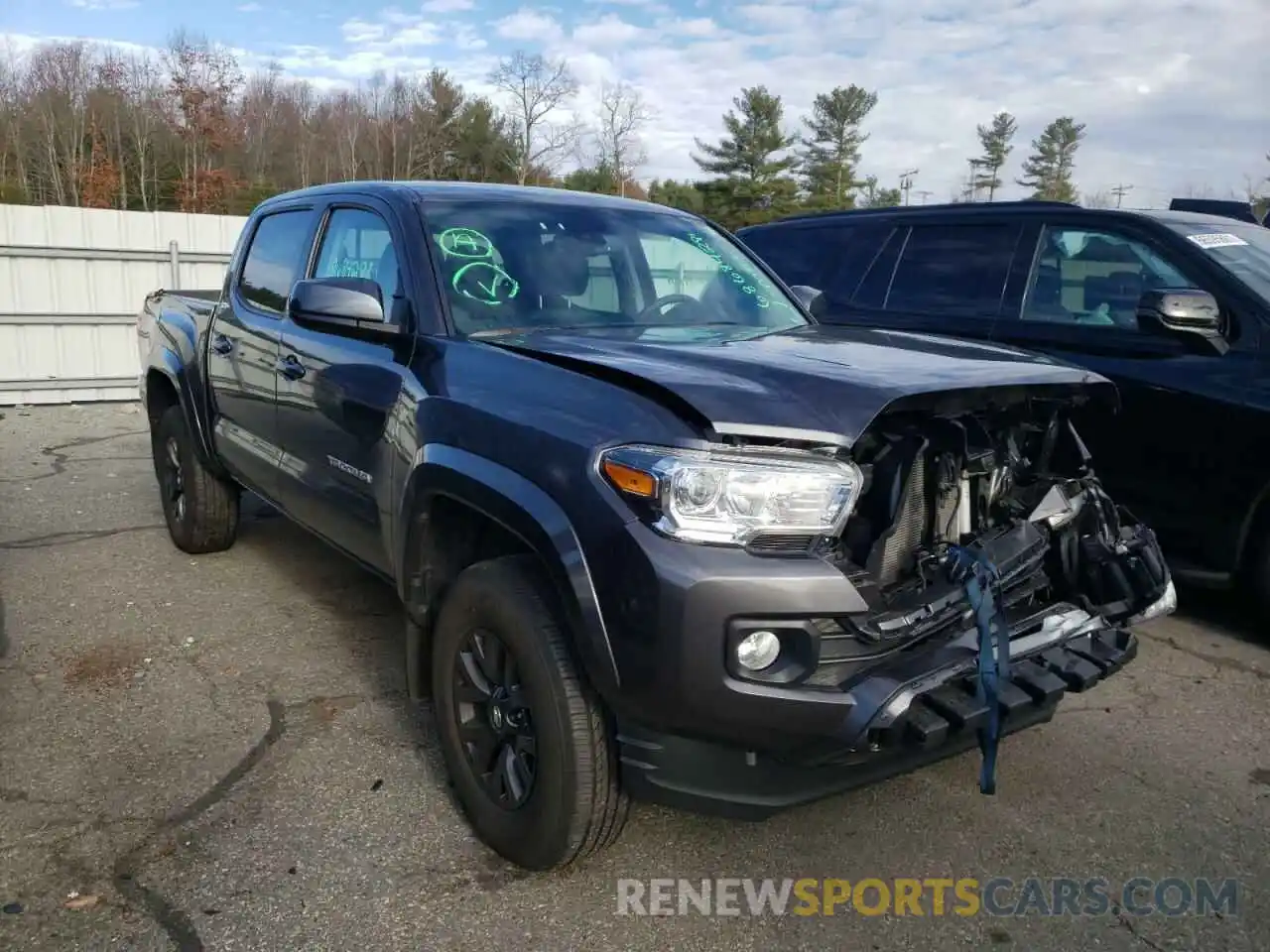 1 Photograph of a damaged car 3TMCZ5AN0MM424422 TOYOTA TACOMA 2021