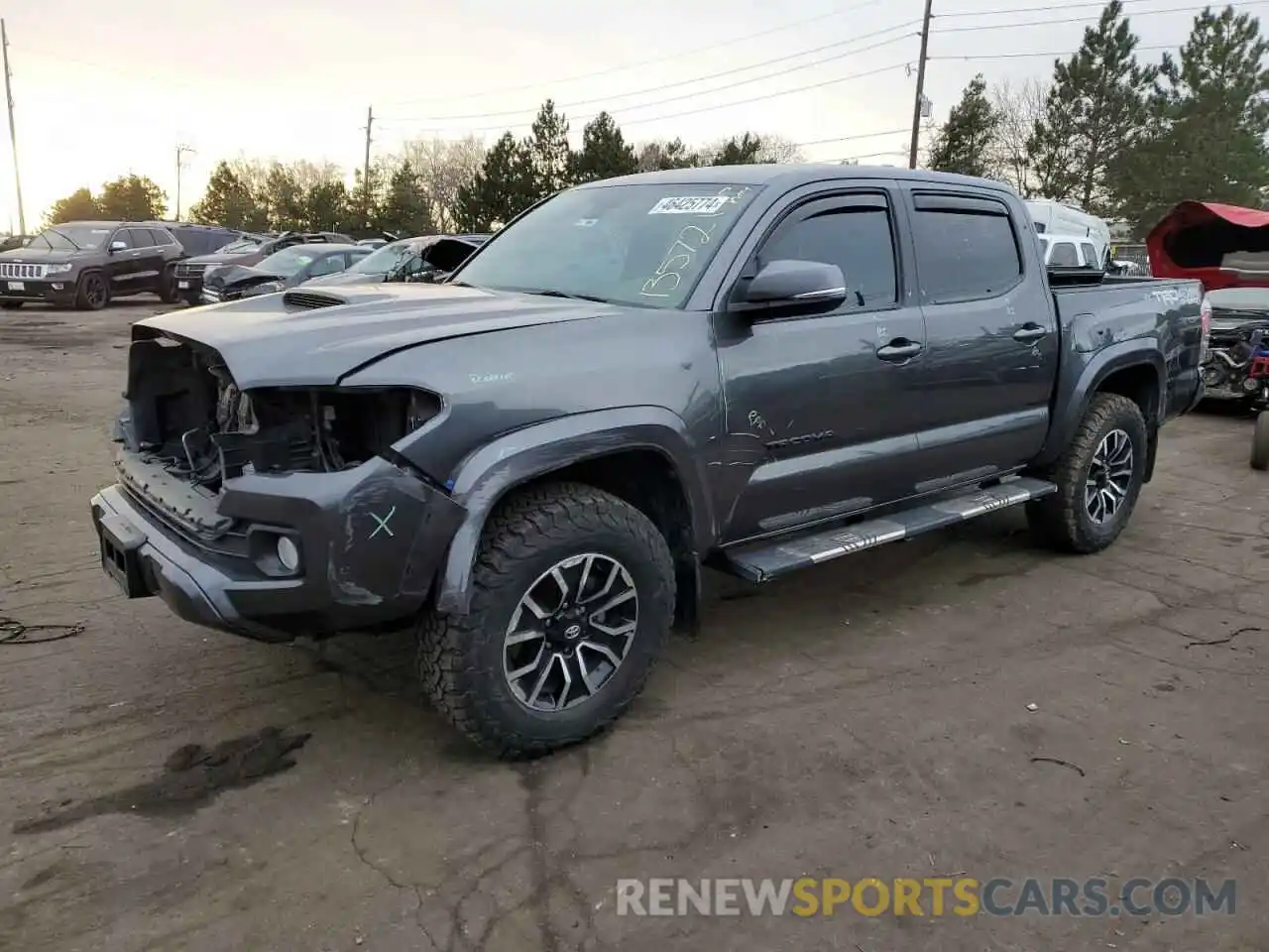 1 Photograph of a damaged car 3TMCZ5AN0MM428695 TOYOTA TACOMA 2021