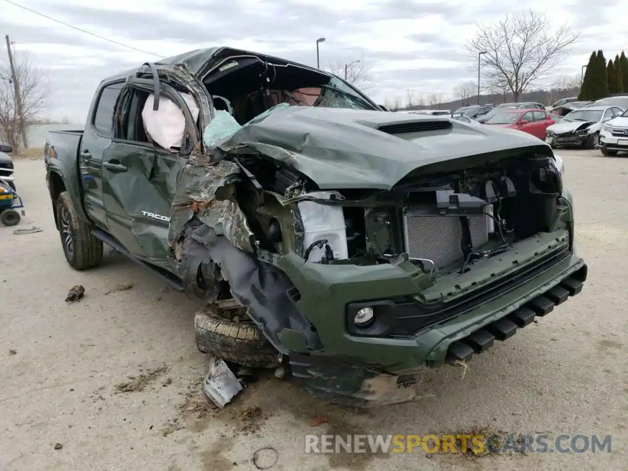 1 Photograph of a damaged car 3TMCZ5AN0MM430964 TOYOTA TACOMA 2021