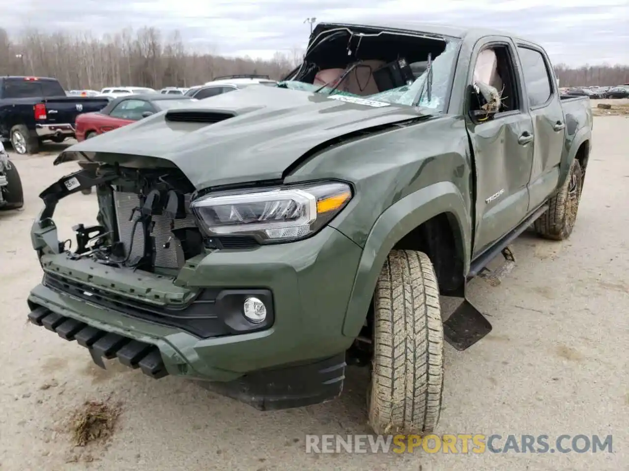 2 Photograph of a damaged car 3TMCZ5AN0MM430964 TOYOTA TACOMA 2021