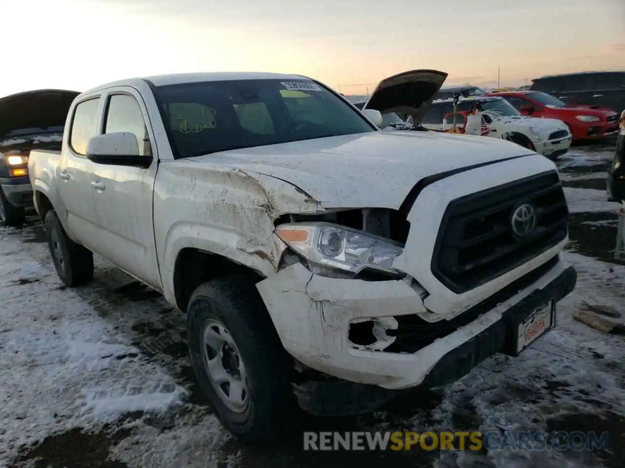 1 Photograph of a damaged car 3TMCZ5AN0MM432441 TOYOTA TACOMA 2021