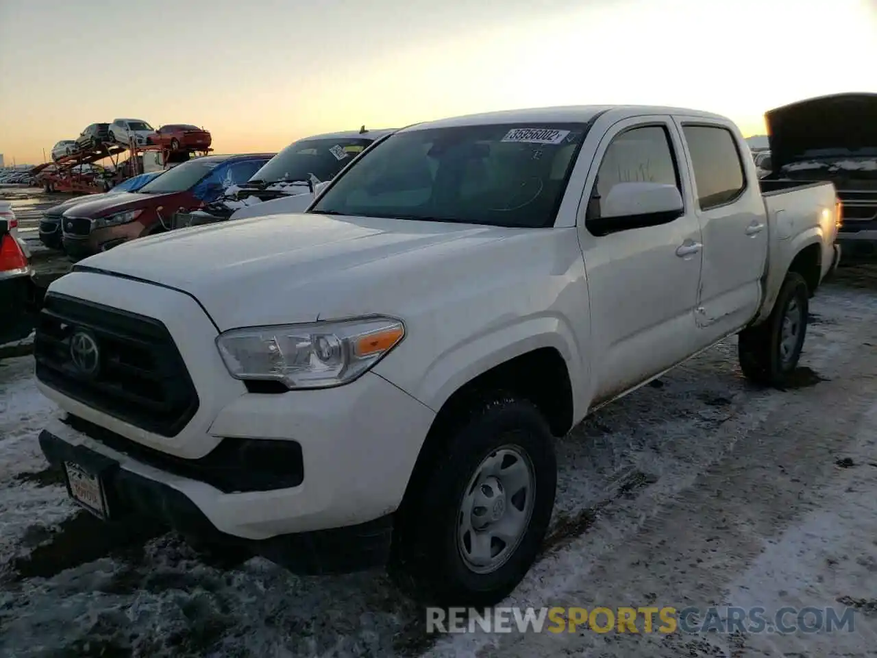 2 Photograph of a damaged car 3TMCZ5AN0MM432441 TOYOTA TACOMA 2021