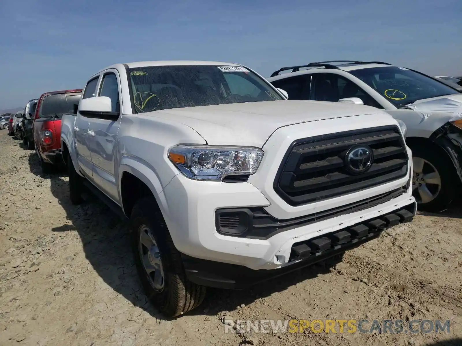 1 Photograph of a damaged car 3TMCZ5AN0MM433282 TOYOTA TACOMA 2021