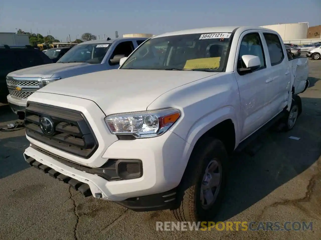 2 Photograph of a damaged car 3TMCZ5AN0MM433282 TOYOTA TACOMA 2021