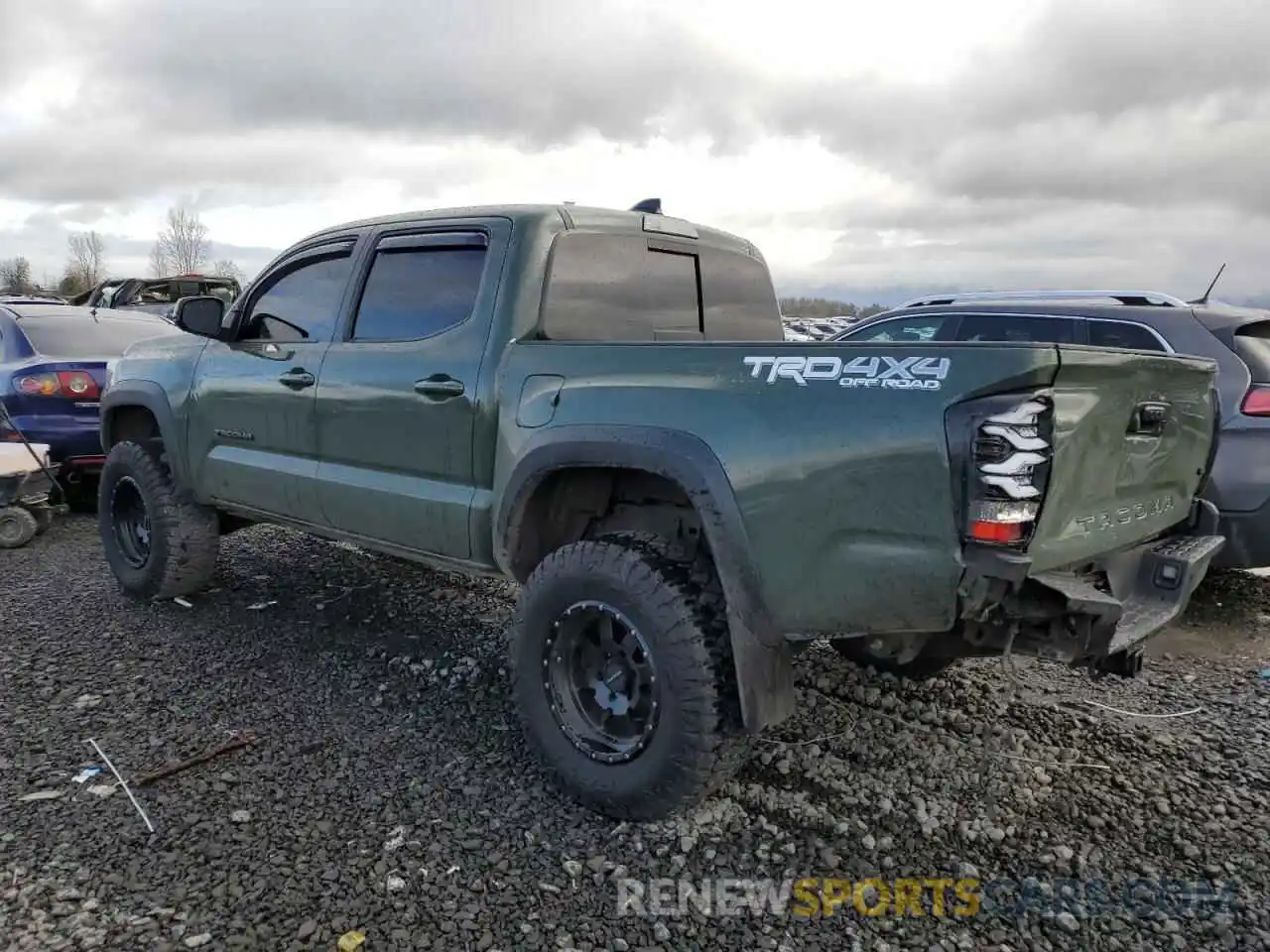 2 Photograph of a damaged car 3TMCZ5AN0MM433721 TOYOTA TACOMA 2021