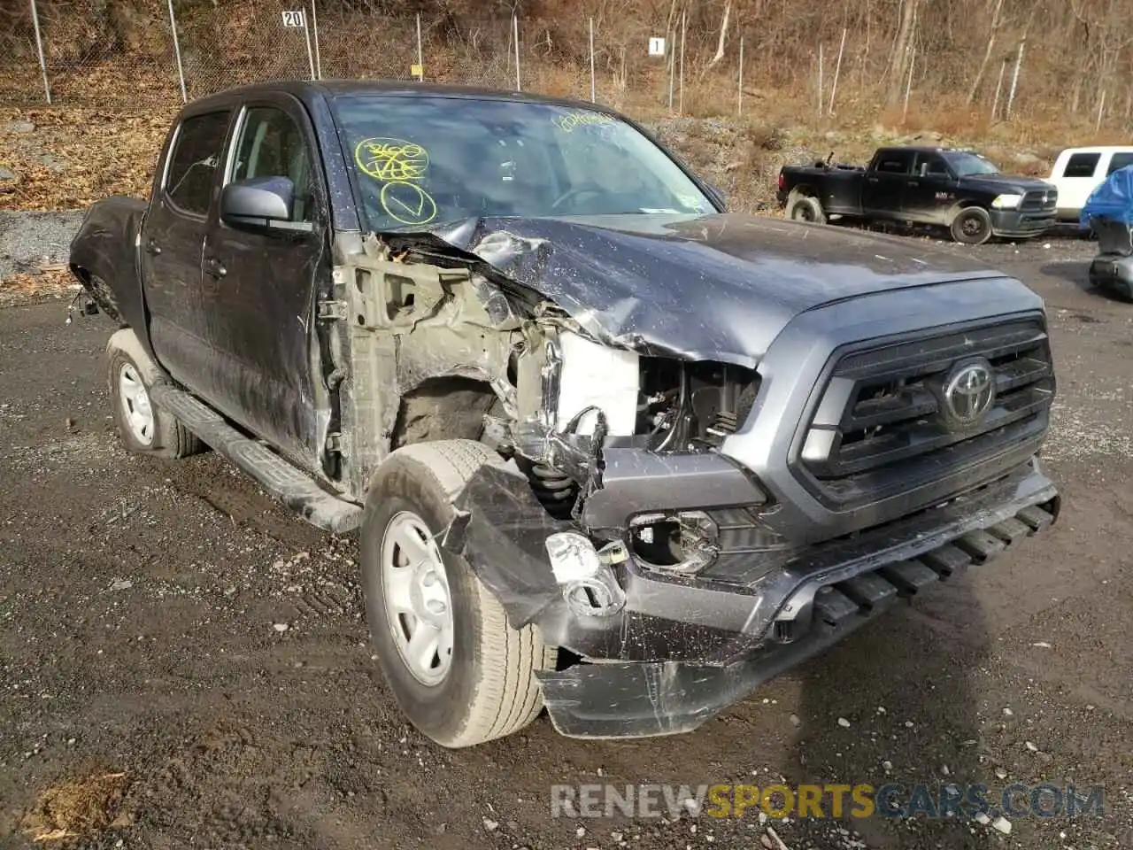 1 Photograph of a damaged car 3TMCZ5AN0MM438868 TOYOTA TACOMA 2021