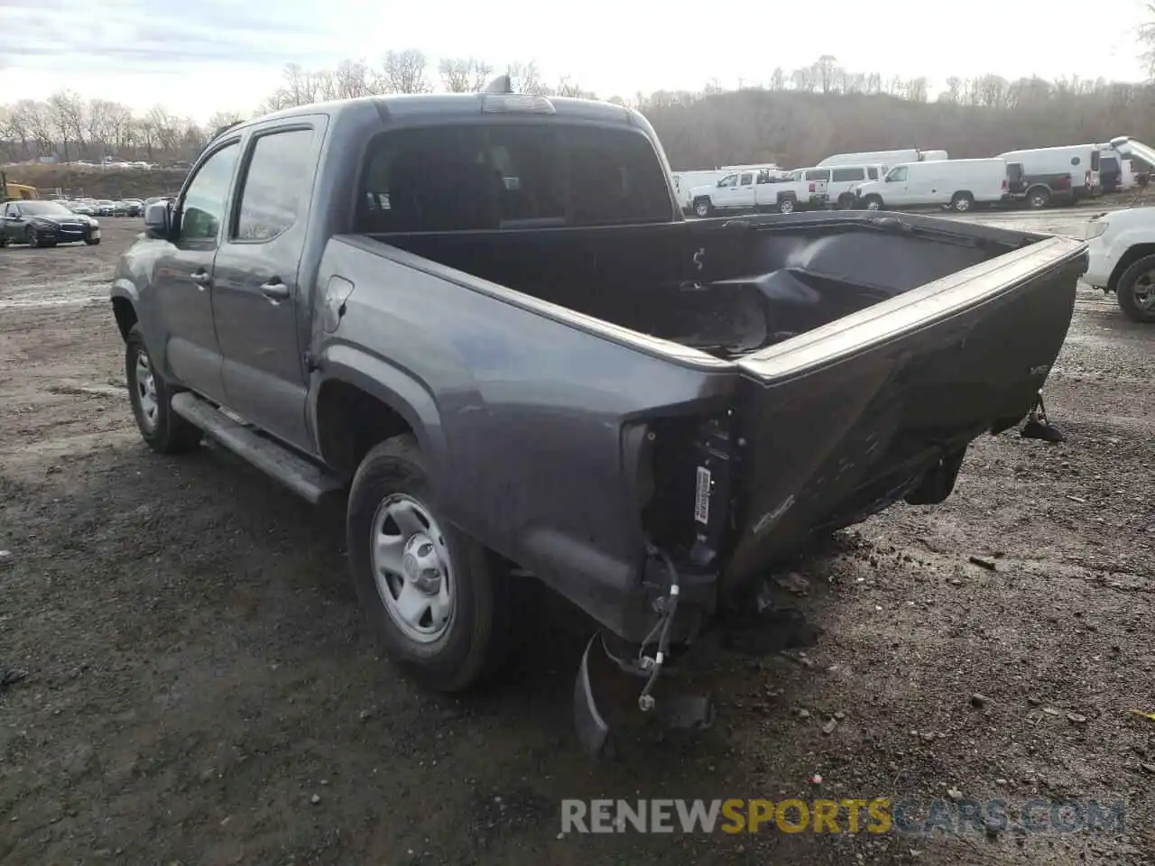 3 Photograph of a damaged car 3TMCZ5AN0MM438868 TOYOTA TACOMA 2021