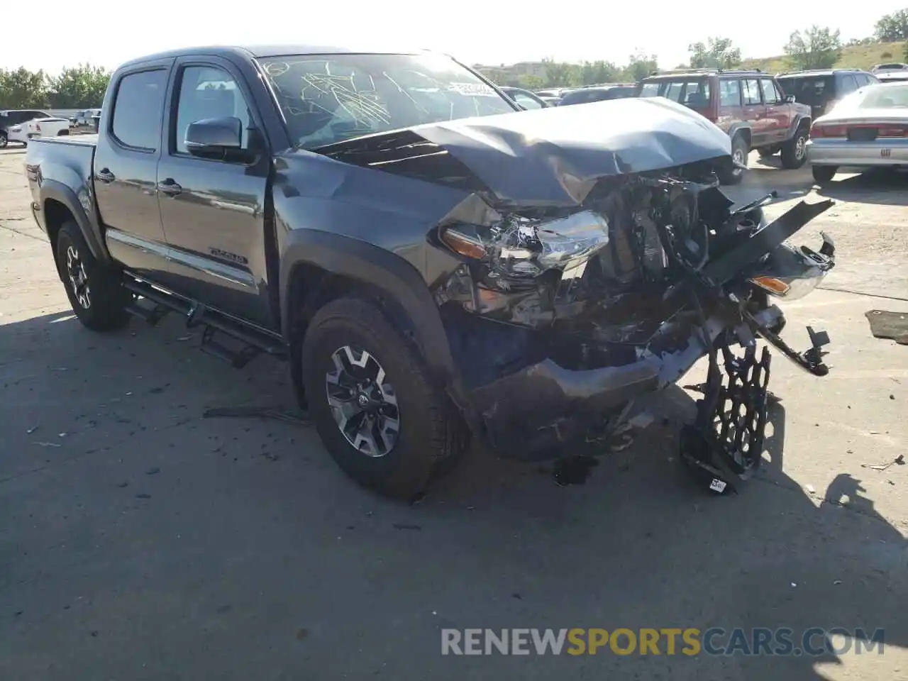 1 Photograph of a damaged car 3TMCZ5AN0MM440393 TOYOTA TACOMA 2021