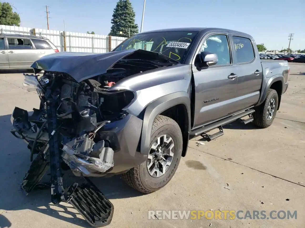 2 Photograph of a damaged car 3TMCZ5AN0MM440393 TOYOTA TACOMA 2021