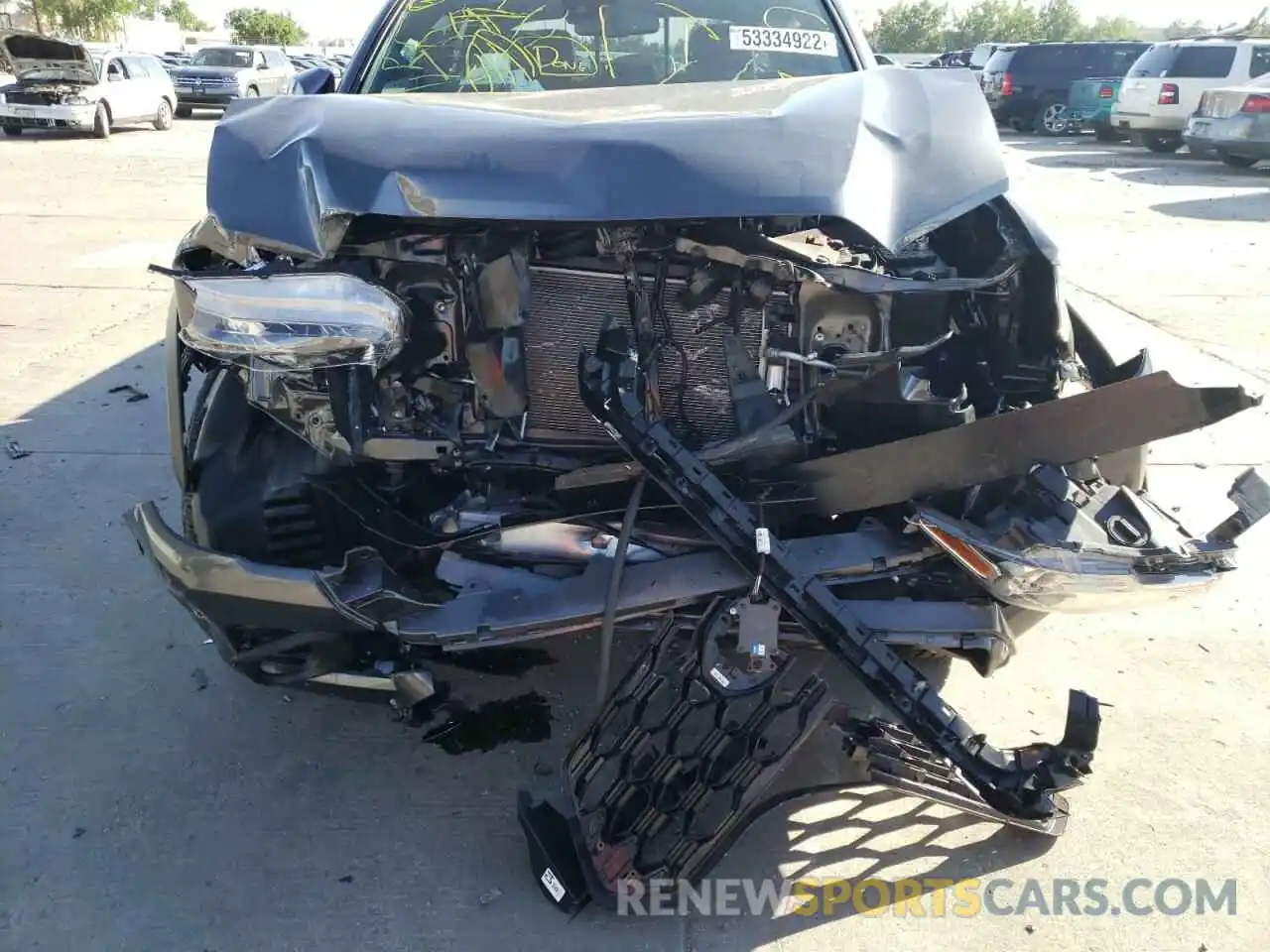 9 Photograph of a damaged car 3TMCZ5AN0MM440393 TOYOTA TACOMA 2021