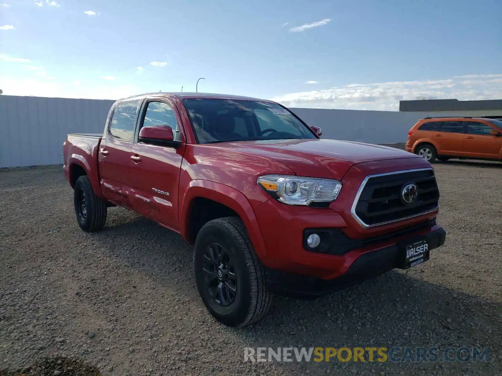 1 Photograph of a damaged car 3TMCZ5AN0MM443455 TOYOTA TACOMA 2021