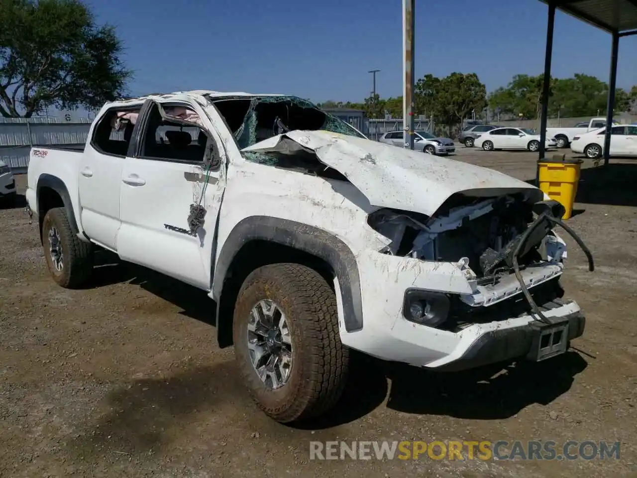 1 Photograph of a damaged car 3TMCZ5AN0MM443469 TOYOTA TACOMA 2021