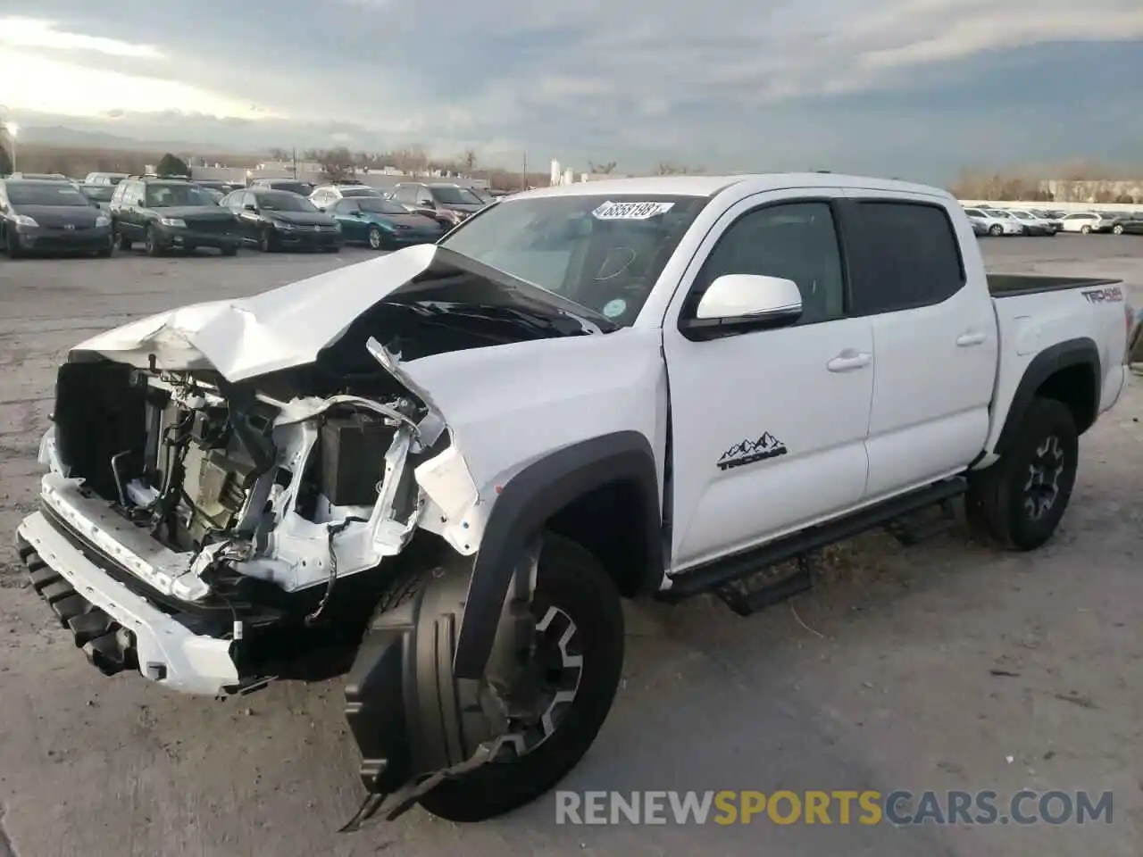 2 Photograph of a damaged car 3TMCZ5AN0MM449028 TOYOTA TACOMA 2021