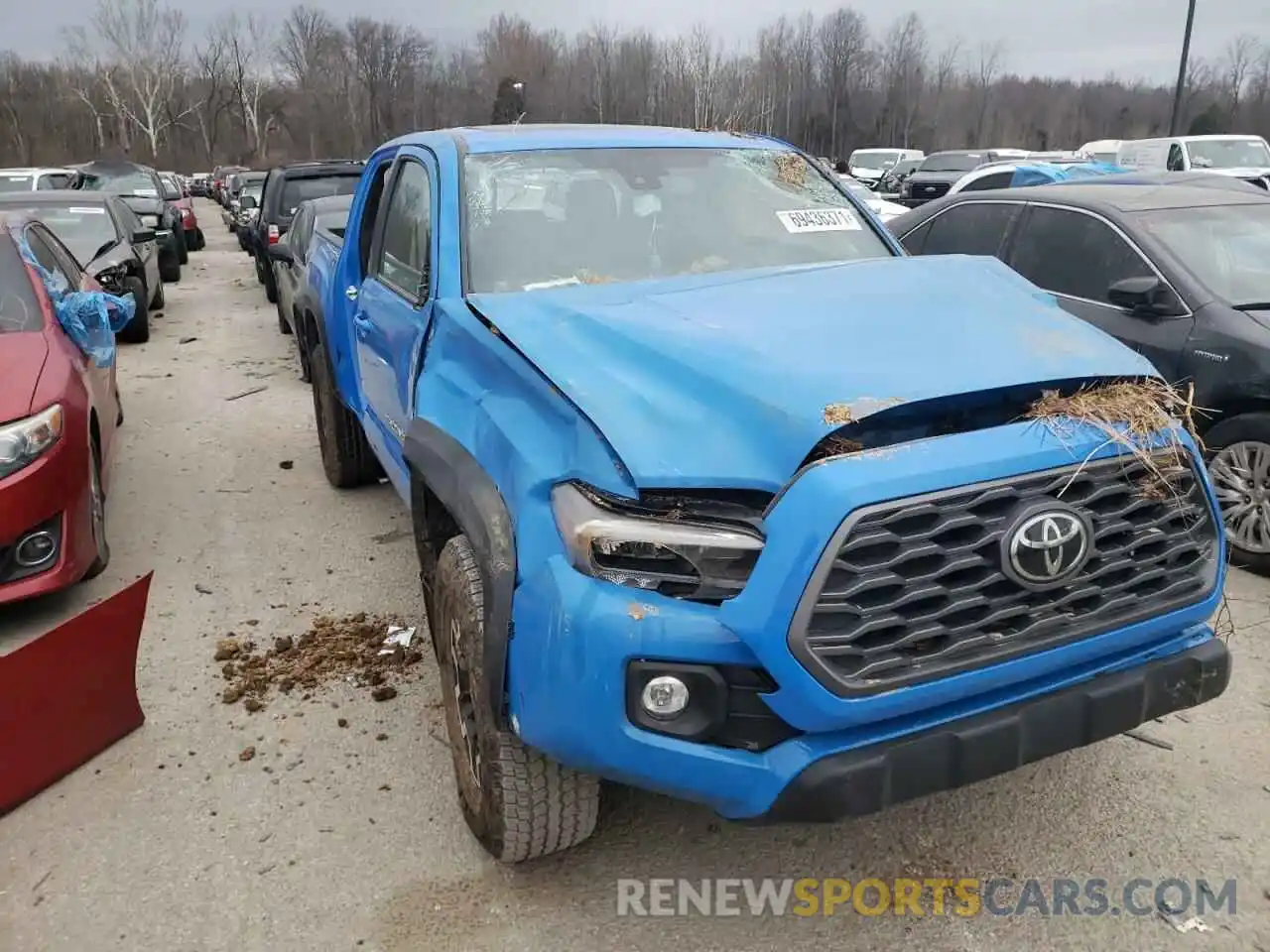 1 Photograph of a damaged car 3TMCZ5AN1MM380415 TOYOTA TACOMA 2021