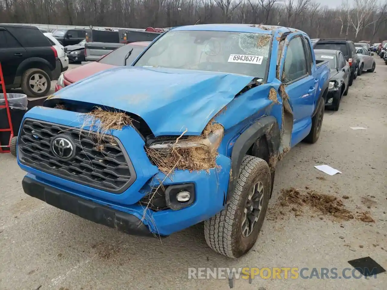 2 Photograph of a damaged car 3TMCZ5AN1MM380415 TOYOTA TACOMA 2021